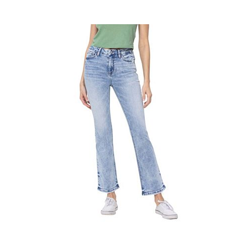 Vervet Womens High Rise Seamless Bootcut Jeans