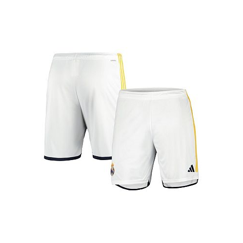 Adidas Mens White Real Madrid 2023/24 Training Shorts