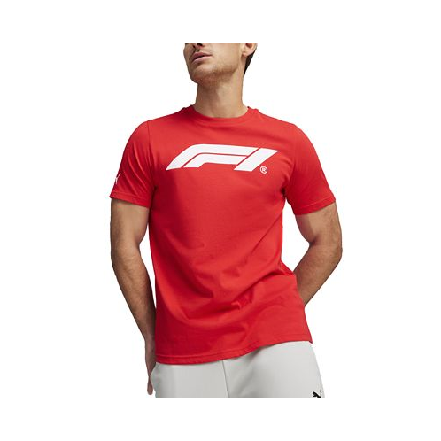 Puma Mens Regular-Fit F1 Logo Graphic T-Shirt
