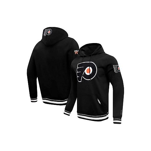 Pro Standard Mens Black Philadelphia Flyers Retro Classic Fleece Pullover Hoodie