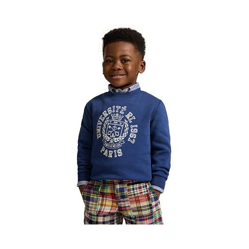 Polo Ralph Lauren Toddler and Little Boys Fleece Graphic Sweatshirt