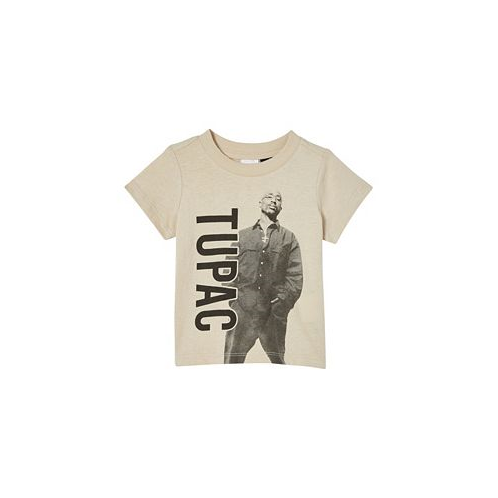COTTON ON Baby Boys and Baby Girls Tupac Short Sleeve Tee-License