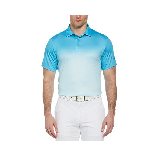 PGA TOUR Mens Ombre Short Sleeve Performance Polo Shirt