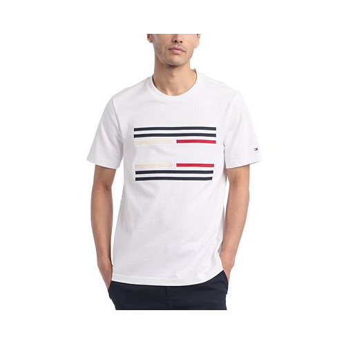 Tommy Hilfiger Mens Americana Flag Graphic T-Shirt