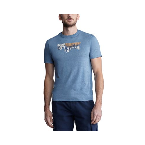 Buffalo David Bitton Mens Tobras Abstract Graphic T-Shirt