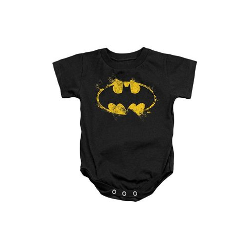 Batman Baby Girls Baby Paint Roller Logo Snapsuit