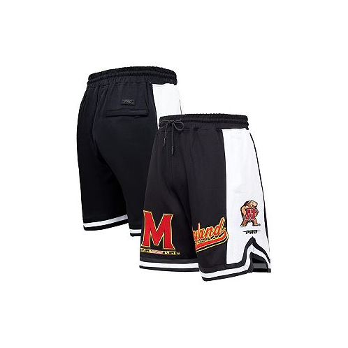 Pro Standard Mens Black Maryland Terrapins Script Tail DK 2.0 Shorts