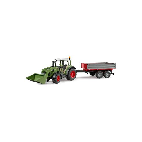 Bruder 1/16 Fendt Vario MFD Tractor with Front Loader and Tipping Trailer