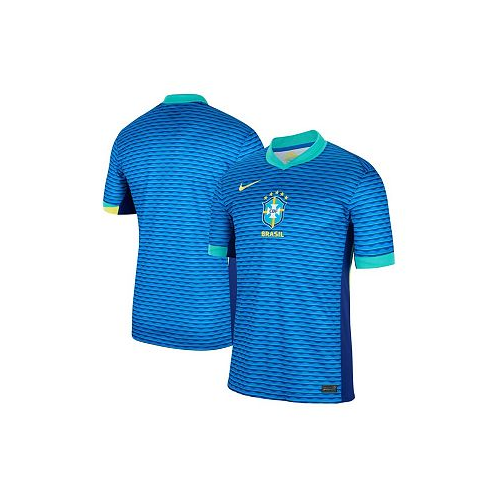 Nike Mens Blue Brazil National Team 2024 Away Stadium Replica Jersey