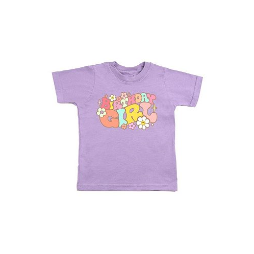 Sweet Wink Toddler Girls Groovy Birthday Short Sleeve T-Shirt