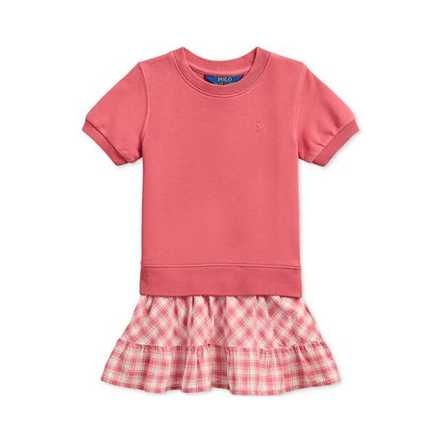 Polo Ralph Lauren Toddler & Little Girs Plaid French Terry Sweatshirt Dress