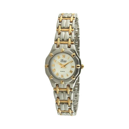 Swiss Edition Womens Two-Tone Gold Plated Bracelet Watch
