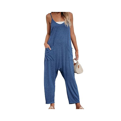 CUPSHE Womens Slouchy Strapless Knit Jumpsuit