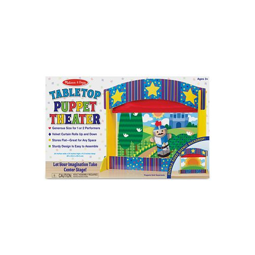 Melissa and Doug Kids Tabletop Puppet Theater