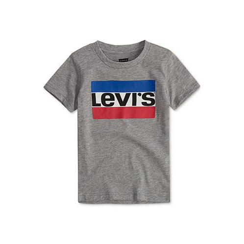 Levis Big Boys Logo-Print Cotton Crewneck T-Shirt