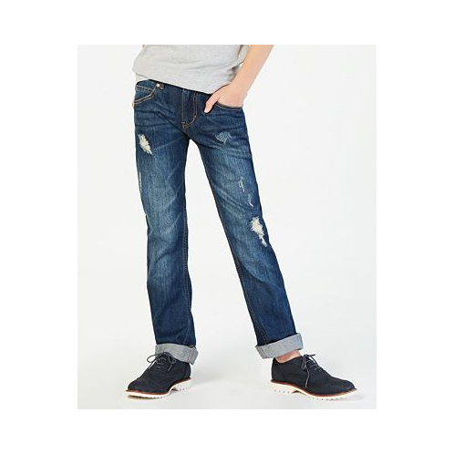 Tommy Hilfiger Little Boys Distressed Straight-Fit Jeans
