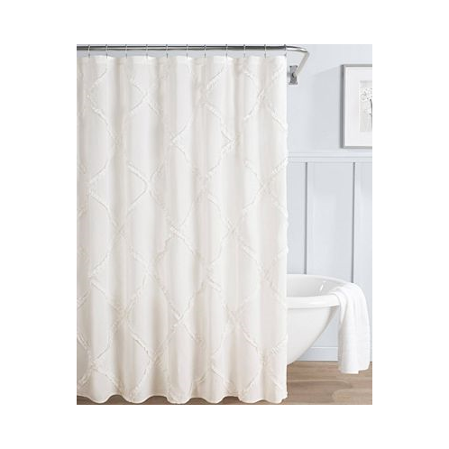 Laura Ashley Adelina 100% Cotton Shower Curtain 72 x 72
