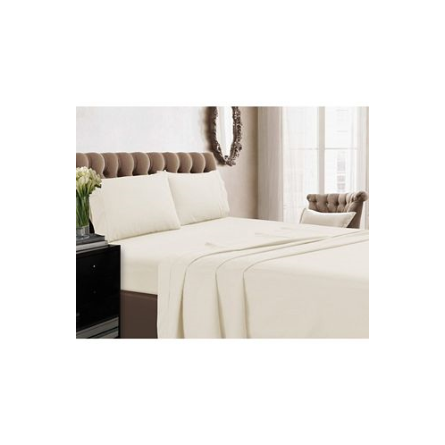 Tribeca Living 350 Thread Count Cotton Percale Extra Deep Pocket Twin Sheet Set