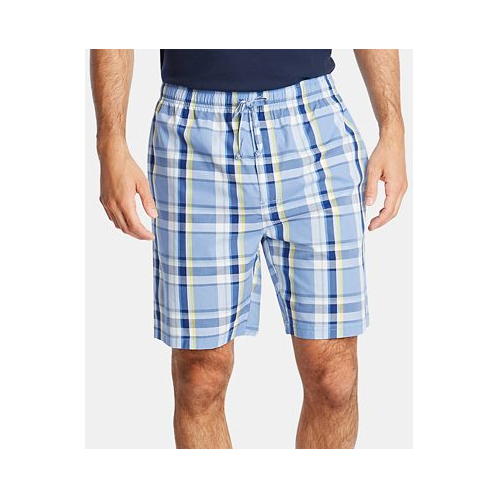 Nautica Mens Cotton Plaid Pajama Shorts