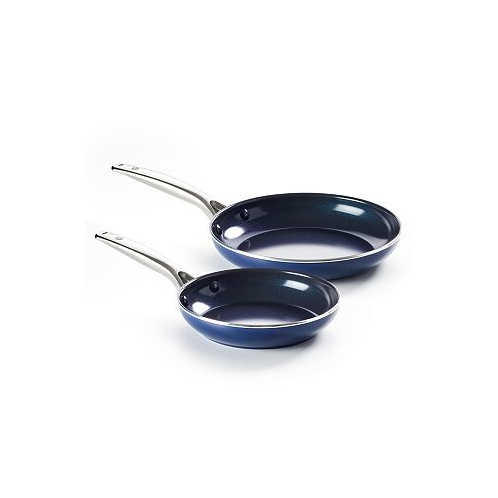 Blue Diamond Diamond-Infused 9.5 and 11 Frying Pan Set.