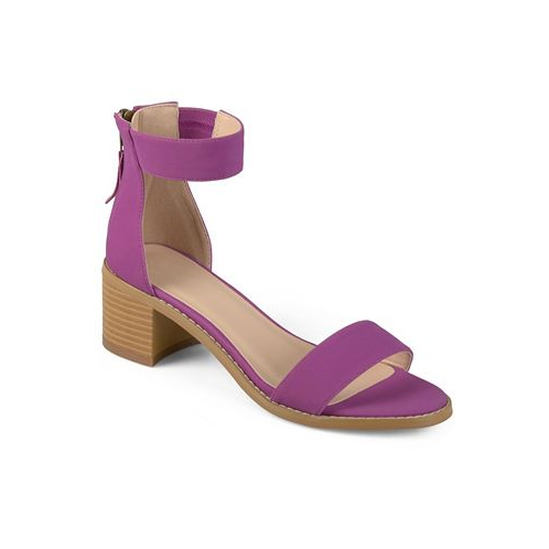 Journee Collection Womens Percy Block Heel Sandals