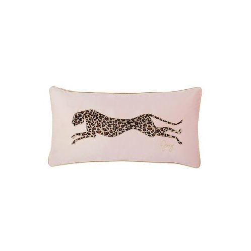 Juicy Couture Velvet Cheetah Decorative Pillow 14 x 24