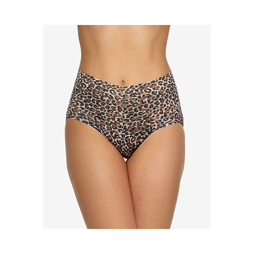 Hanky Panky Womens High-Waist Leopard-Print Brief Underwear 2X2124