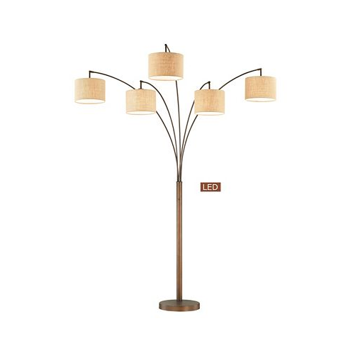 Artiva USA Lucianna 83 5-Arch LED Floor Lamp with Dimmer