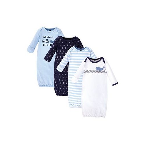Hudson Baby Baby Boys Cotton Gowns Sailor Whale