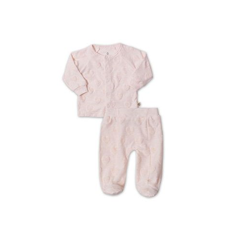 Snugabye Baby Girls 2 Piece Footed Pajama
