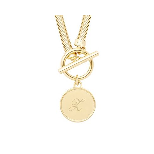 Brook & york Izzy Toggle Initial Necklace