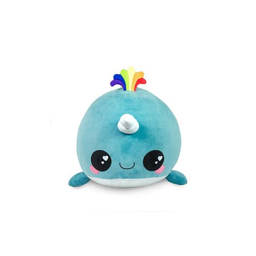 First and Main Seven20 Glitter Galaxy 48 Plush Blue Narwhal Rainbow Spout
