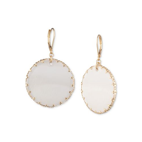 Lonna & lilly Gold-Tone & Colored Disc Drop Earrings