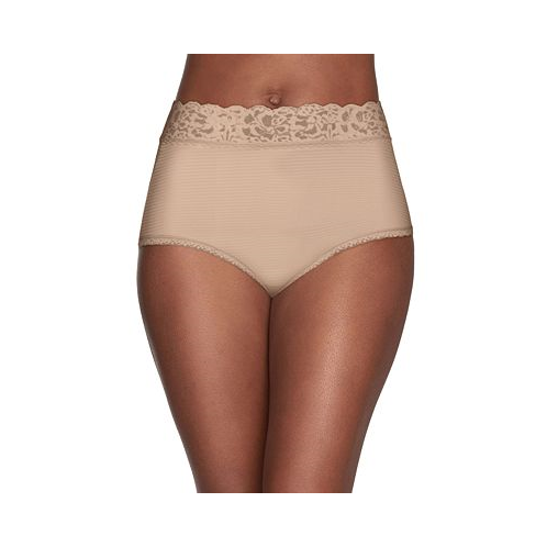 Vanity Fair Flattering Lace Stretch Brief Underwear 13281 also available in extended sizes