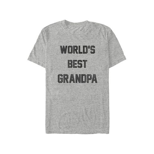 Fifth Sun Mens Worlds Best Grandpa Short Sleeve Crew T-shirt