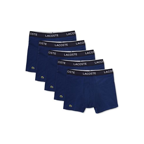 Lacoste Mens 5 Pack Cotton Boxer Brief Underwear