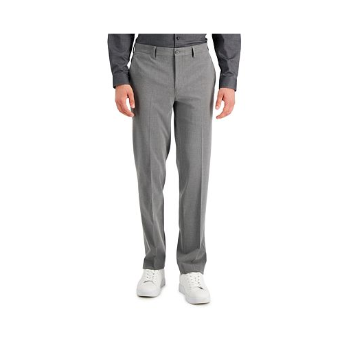 I.N.C. International Concepts Mens Slim-Fit Gray Solid Suit Pants