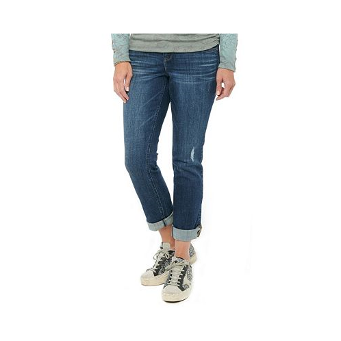 Democracy Womens Ab Solution Mid Rise Girlfriend Jeans