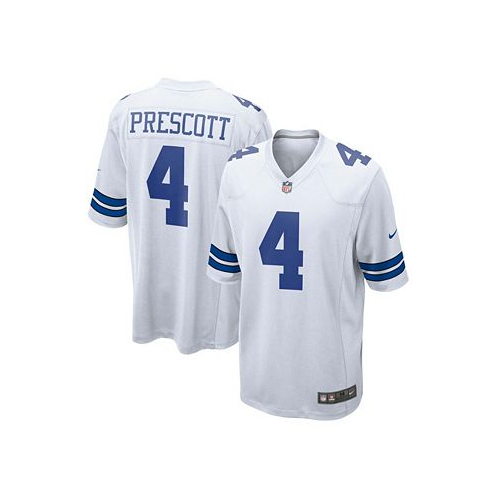 Nike Mens Dak Prescott White Dallas Cowboys Game Team Jersey