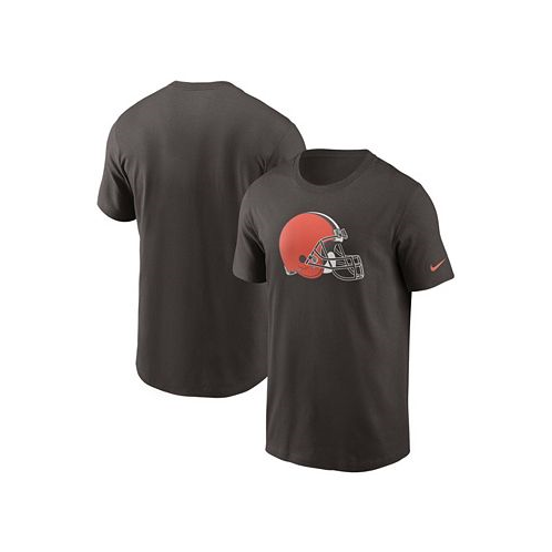 Nike Mens Brown Cleveland Browns Primary Logo T-shirt