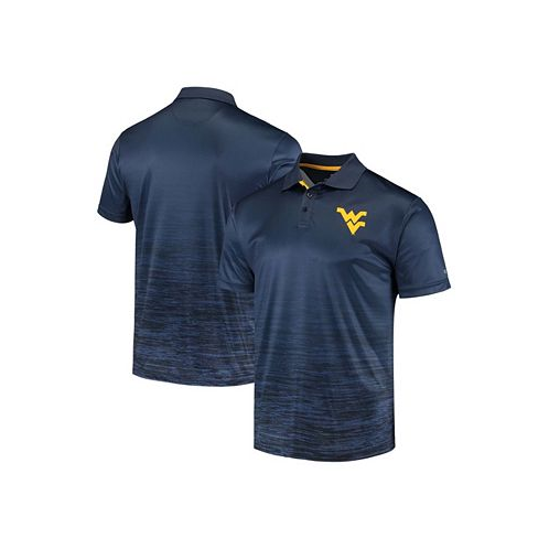 Colosseum Mens Navy West Virginia Mountaineers Marshall Polo