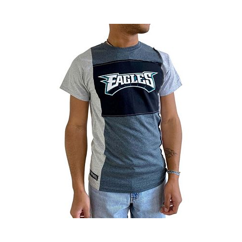 Refried Apparel Mens Heathered Charcoal Philadelphia Eagles Split T-shirt
