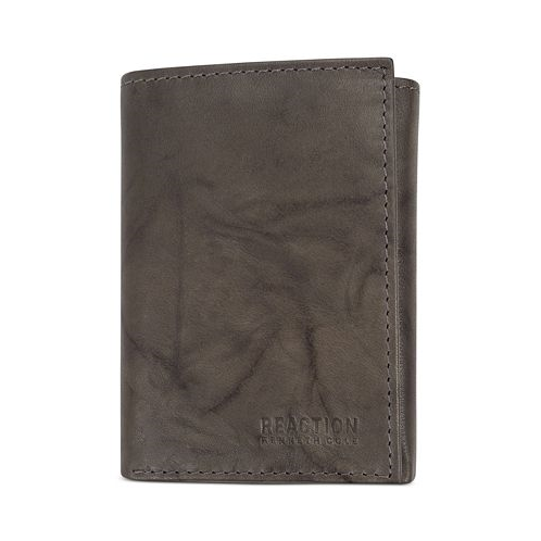 Kenneth Cole Reaction Mens Leather RFID Extra-Capacity Trifold