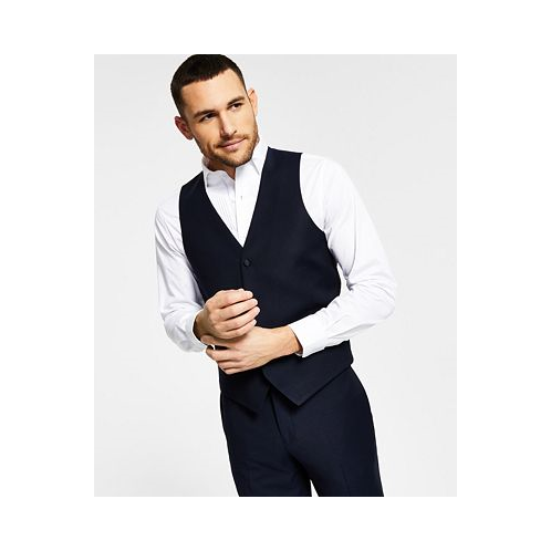 Alfani Mens Slim-Fit Navy Tuxedo Vest