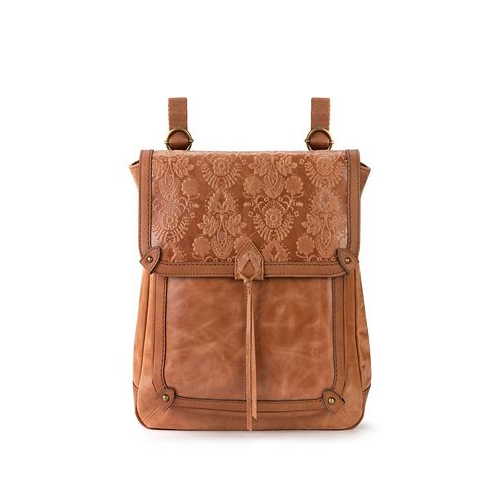 The Sak Womens Ventura Leather Convertible Backpack