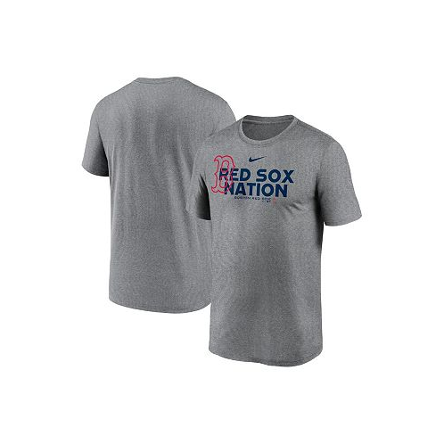 Nike Mens Heathered Charcoal Boston Red Sox Local Rep Legend T-shirt