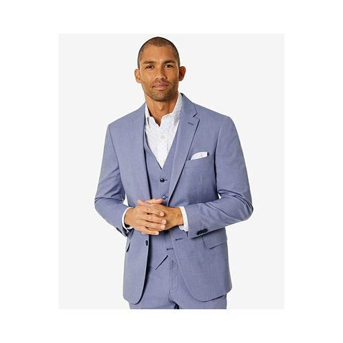 Tommy Hilfiger Mens Modern-Fit TH Flex Stretch Chambray Suit Separate Jacket