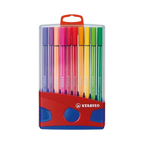 Stabilo Pen 68 Color Parade Marker Set 10-Colors Hang Tag Package