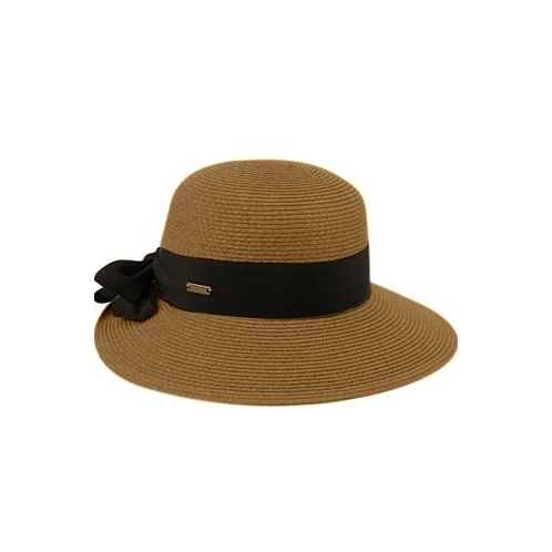 Angela & William Womens Brimmed Beach Sun Straw Hat