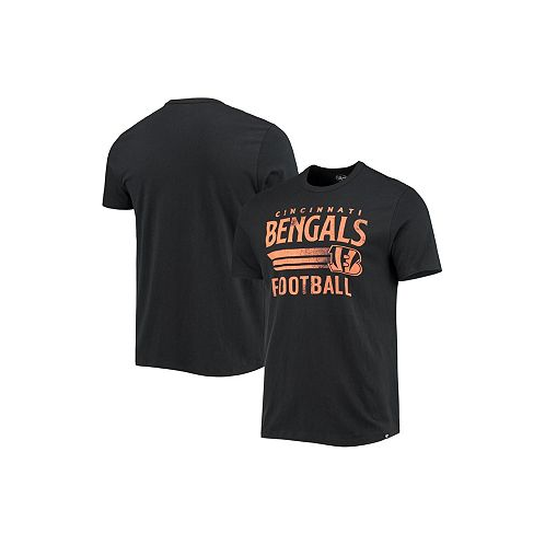 47 Brand Mens Black Cincinnati Bengals Conrider Franklin T-shirt